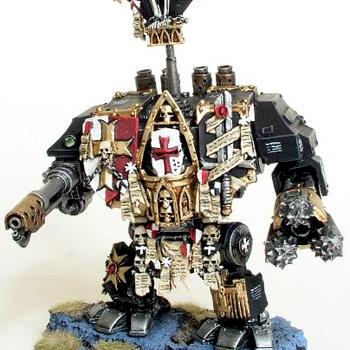Black templars Forgeworld Venerable Cybot by FIGURAOBSCURA