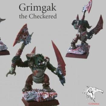 Grimgak (Orc Warboss) by cjoverton