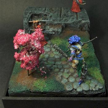 Japanese Diorama Rising Sun - Massive Darkness by cosmita