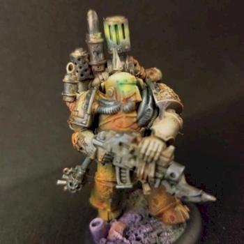 Plague Marine (better photo) by Kuldunax