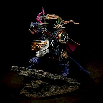 Lord Celestant on Dracoth, Anvils of Heldenhammer by Nighbreeze