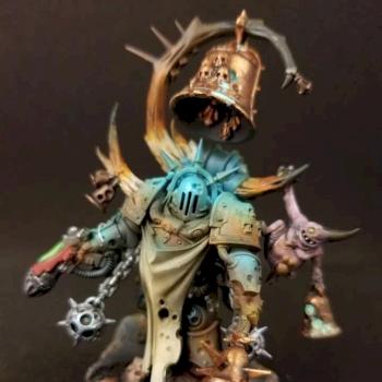 Bioluminescent Nurglite (better photo) by Kuldunax