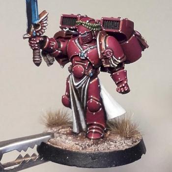 Blood Angels Champion / Captain on Jump Pack by Czuprynsky