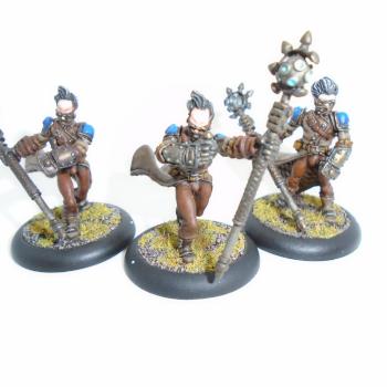 Warmachine Painted Cygnar Stormsmith Stormcallers Solo Unit by w013ejb