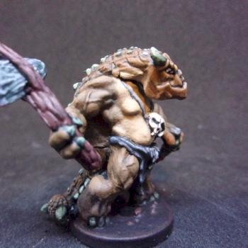 Dinosaur Barbarian by InspiredOgreStudio