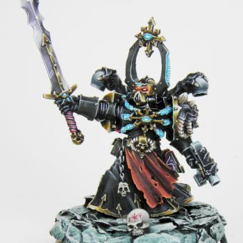 Black Legion Chaos Space Marine Sorcerer by RedPyramid