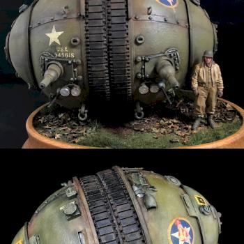 Jackson Class Atomic Tank 1/35 scale scratchbuild by dewberry1964