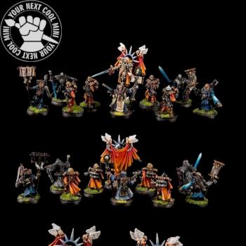 Warhammer 40K, Adepta Sororitas, Holy Celestine and Retinue by cool-minis.com