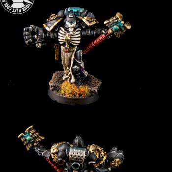 Warhammer 40K METAL Space Marines Chaplain with Crozius & Power Fist by cool-minis.com