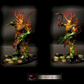 Warhammer A.O.S Sylvaneth Treelord . by Hexagone Club