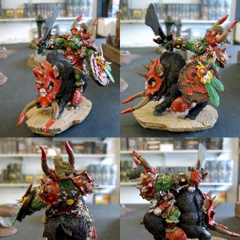 Orc on Boar by nickshobby