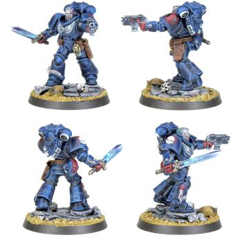 Crimson Fists Primaris Lieutenant by RedPyramid