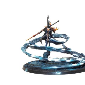 Eldar Farseer + Celestant Prime + Harlequin Shadowseer by totally_mini