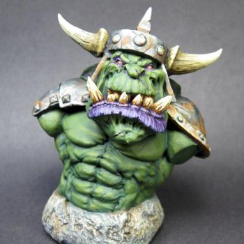 Spellcrow: orc bust by mikecarrero