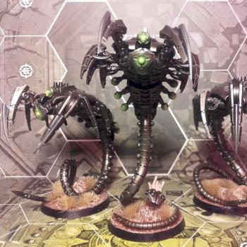 Necron Canoptek Wraiths - Front by Czuprynsky