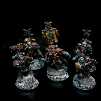 Space Wolves Veteran Squad by goblet