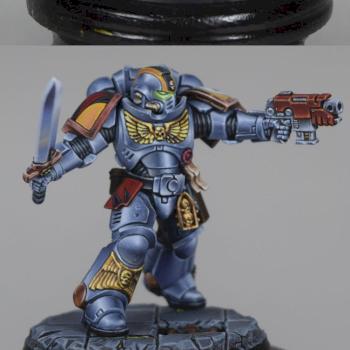 Space Wolves Primaris Lieutenant by Fearoom Painter