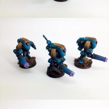 Tau xv25 stealth battlesuit by szulhan.artwork