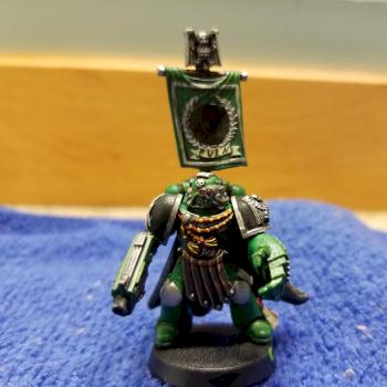 space marine captain, trying some new stuff :D by jesterfoshizzle