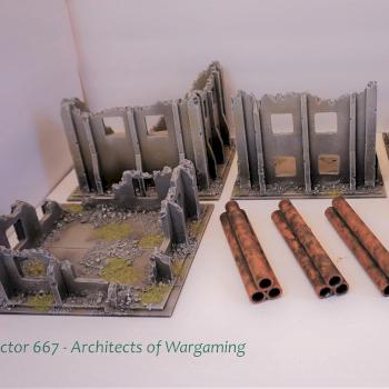 Ruined City Set by Architects of Wargaming