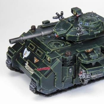 Dark Angels Predator with Reinforced Armour by RedPyramid