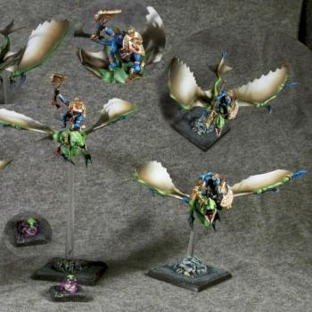 Lizardmen Ripperdactyl Riders by Grigory