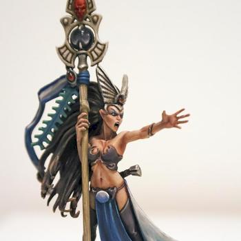 High Elf Sea Guard Sorceress by Pashbacca