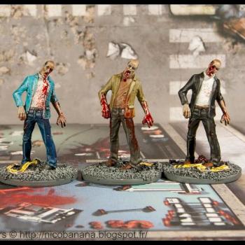 Zombicide walkers by Nicobanana