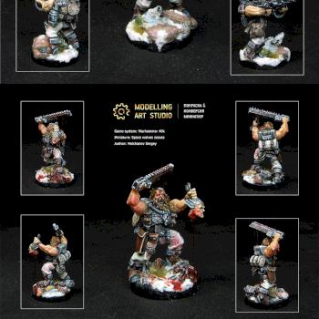 Space wolves scouts by Modelling Art Studio