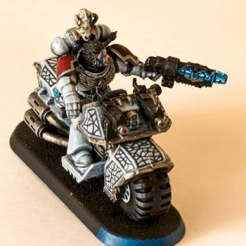 Space Wolves biker by voorzag