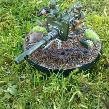 Cadian Heavy Weapons Team by Dethco