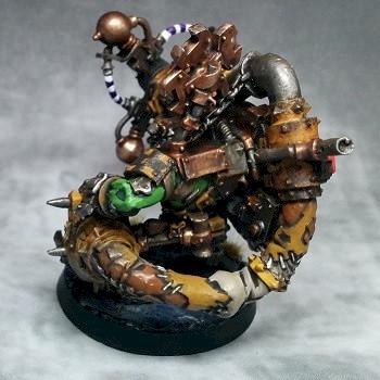 Ork Big Mek with Shokk Attack Gun by -Zorg-