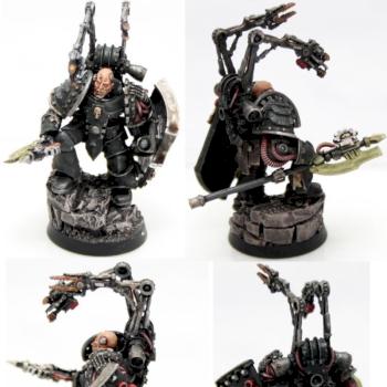 Iron Hands - Captain with Shield Eternal by Melcavuk