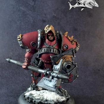 Khador Man-o-War officer by Skwalfigz