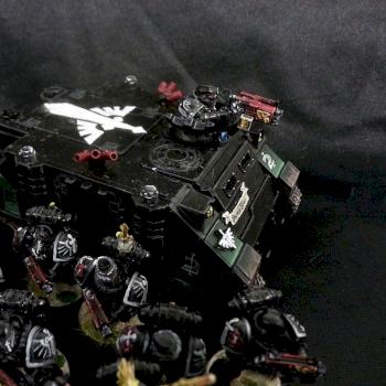 Dark Angels Rhino by maximusis1st