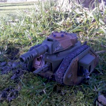 Imperial Guard Le Man Russ Battle Damage by Dethco