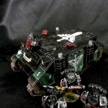 Dark Angels Rhino by maximusis1st