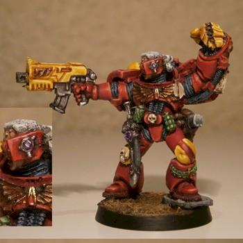 Blood Angels Captain (Games Day 2012) by Treveron