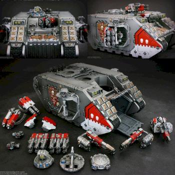 Grey Knights Land Raider Crusader, Redeemer Venerandum by War and Paint
