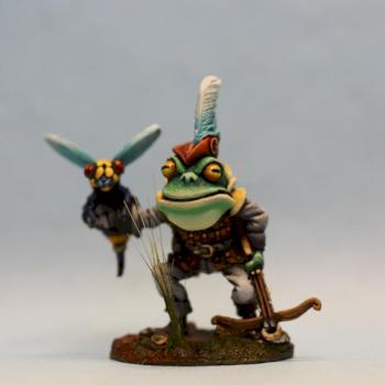 Dark Sword Miniature Visions in Fantasy Frog Master of the Hunt 7913 by superbug983