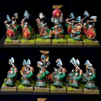 Dwarf Warriors by chaoswarrior