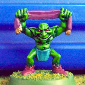 Blood Bowl Goblin Hooligan by anges