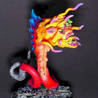 Firewyrm, Chaos Spawn of Tzeentch by vikotnik