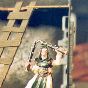 Sister Of Sigmar With Flail by Alhazred