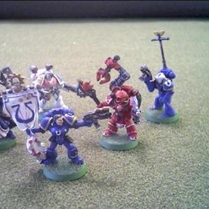 Ultramarine Command Squad by marinesgt