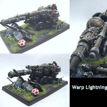Skaven Warp Lightning Cannon by shadey