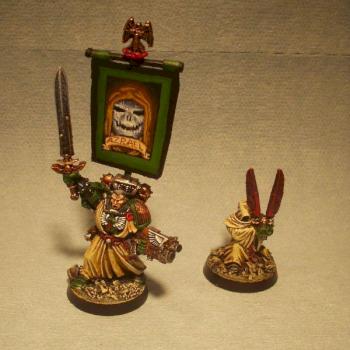 Commander Azrael + Helmet Bearer by aborus