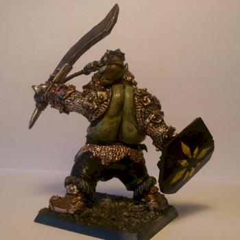 Ogre tyrant with enchanted shield by Risen Death