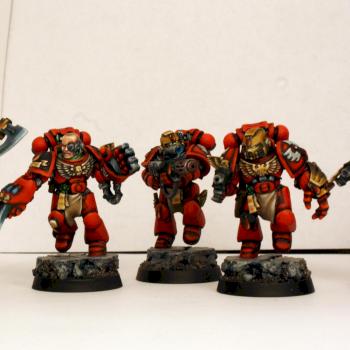 Blood Angel Veteran Squad, Group 1 by FatboyTheHungry