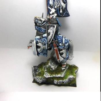 Warhammer Bretonnian Champion Knight of Unicorn by tinman755